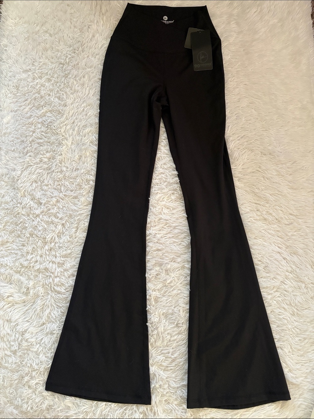 NWT 90 Degree By Reflex Superflex Madison Crossover Flare Activewear Pants XS